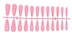 Solid color Matte Light Artifical Nail Art Tips