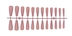 Solid color Matte Light Artifical Nail Art Tips
